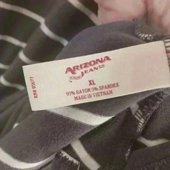 *Arizona Stripe dress very soft and cozy size XL - Picture 7 of 8